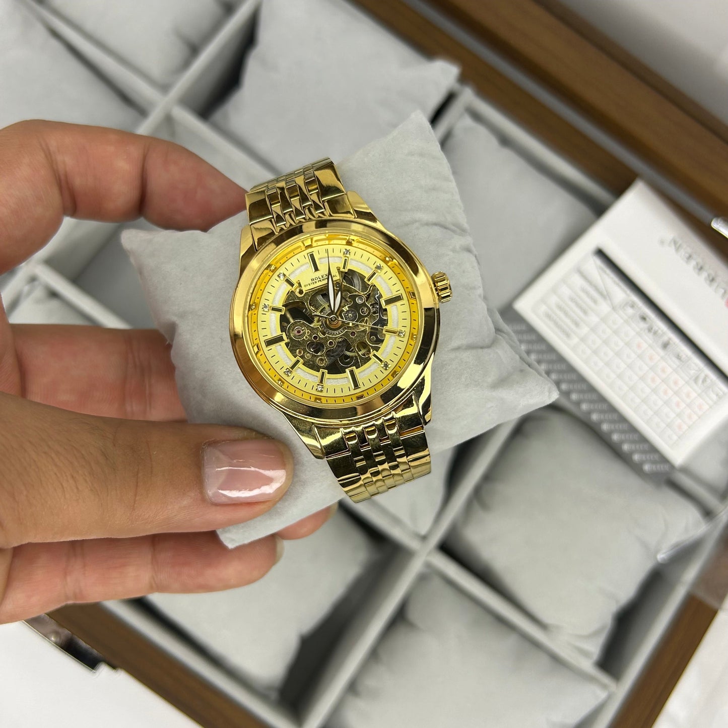 RIX AUTOMATICO CORAZON ABIERTO PARA HOMBRE REF-DD