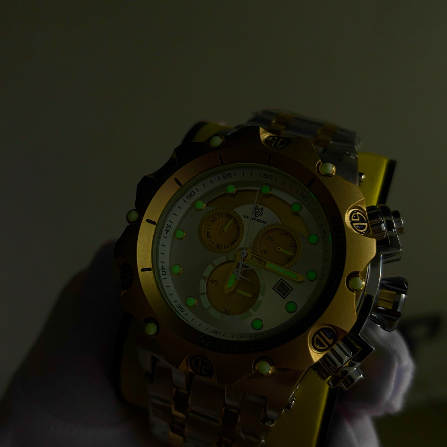 G-FOX ORIGINAL FUNCIONAL POR INVICTA SUMERGIBLE PARA HOMBRE REF- PB