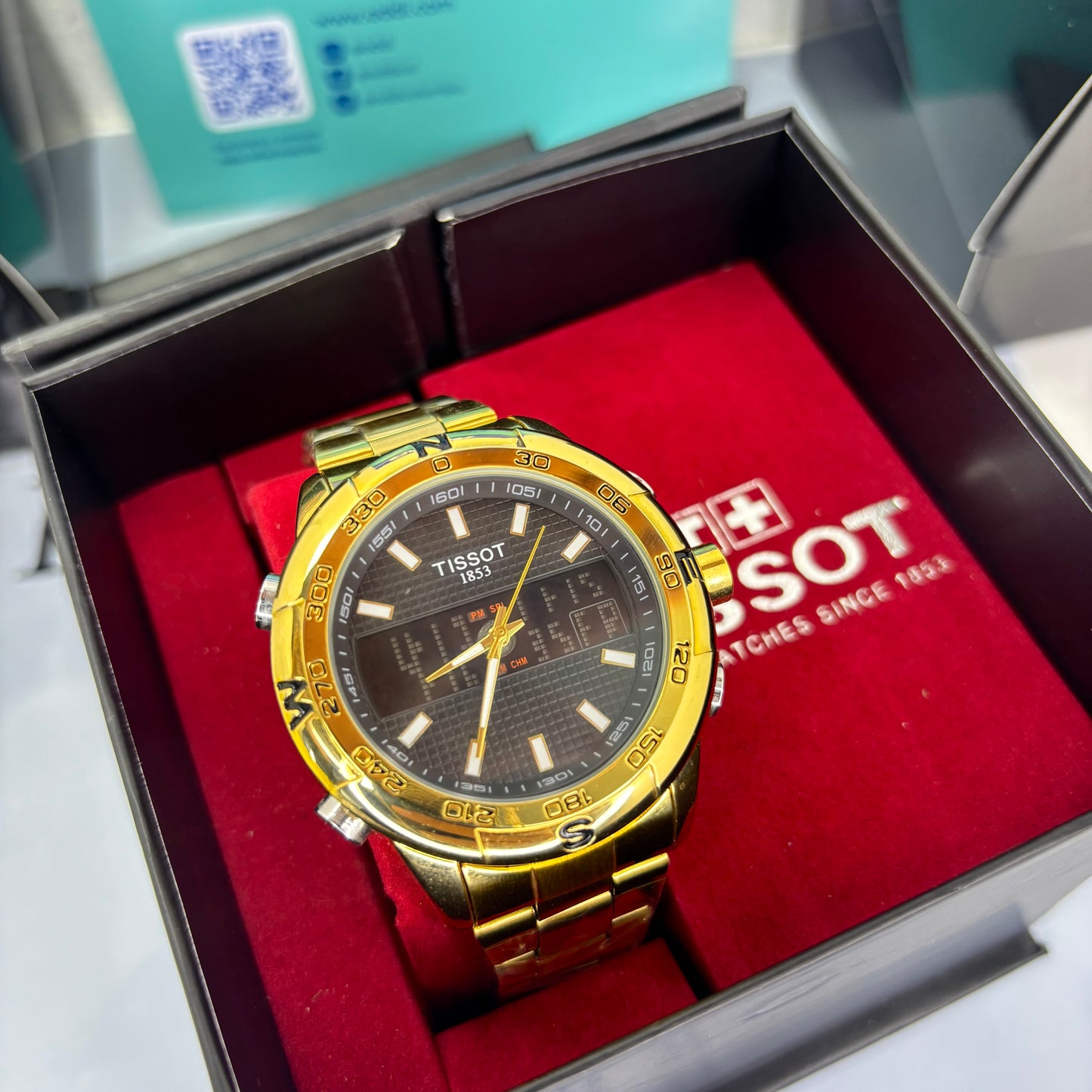 TISSOT PARA HOMBRE DOBLE HORA REF-DN