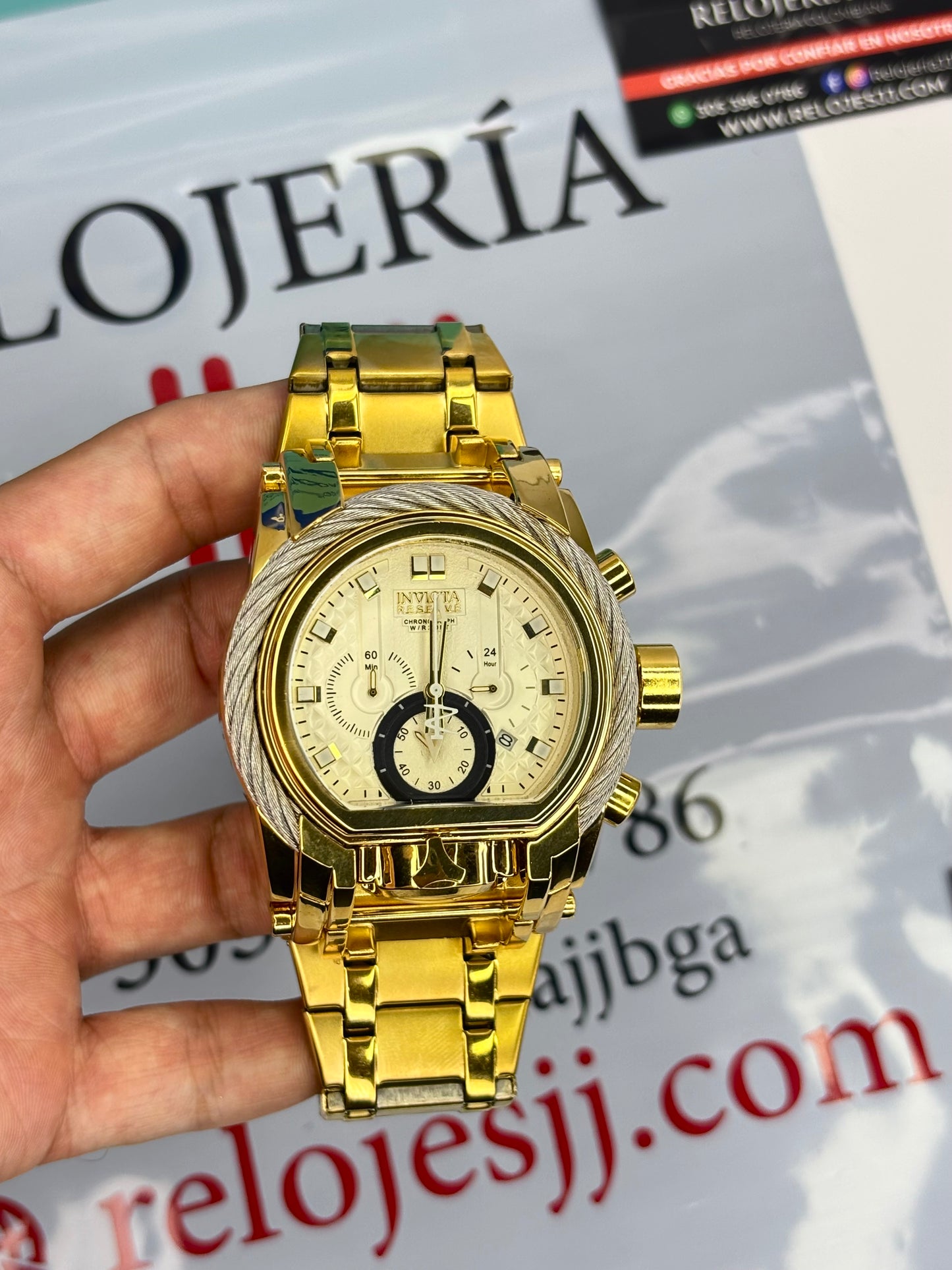 INVICTA BOLT ZEUS ARO FUNCIONAL PARA HOMBRE REF-DB