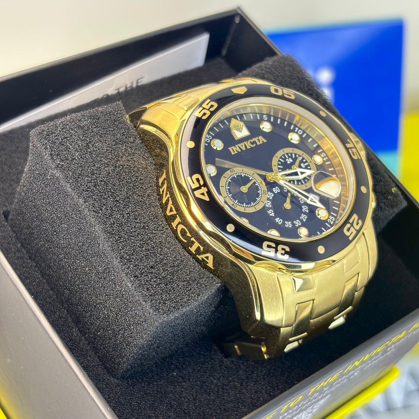 INVICTA PRO DIVER ORIGINAL PARA HOMBRE REF- 0072 - ORO