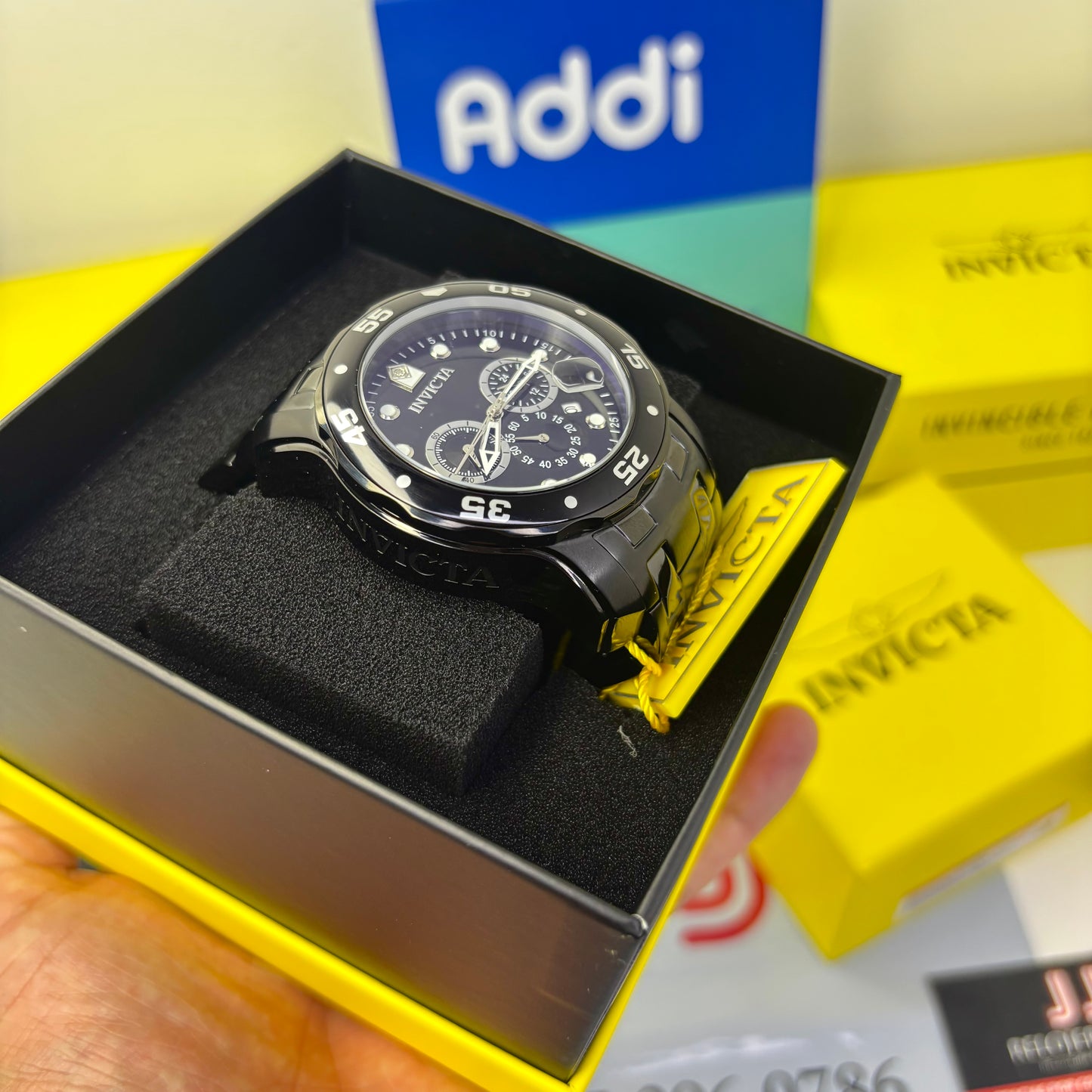 INVICTA PRO DIVER ORIGINAL PARA HOMBRE REF- 0076 -NEGRO