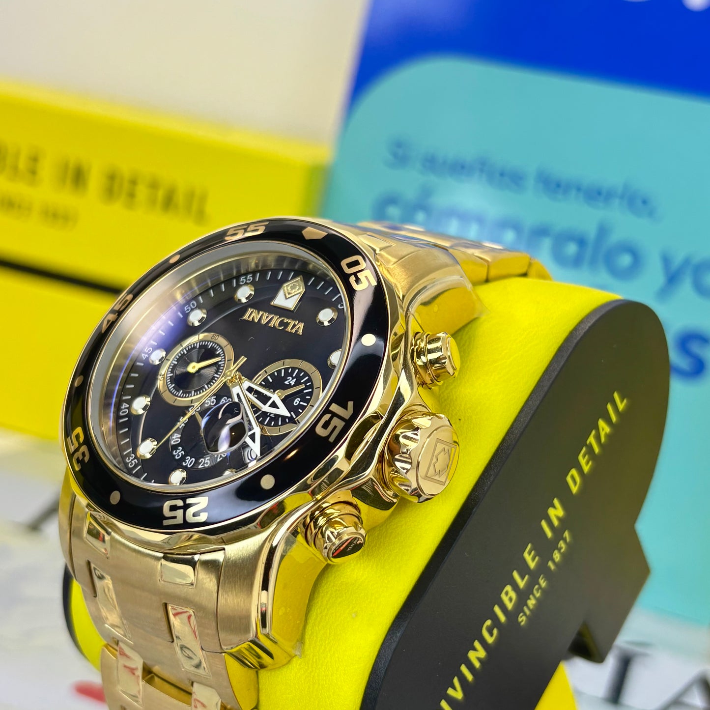INVICTA PRO DIVER ORIGINAL PARA HOMBRE REF- 0072 - ORO