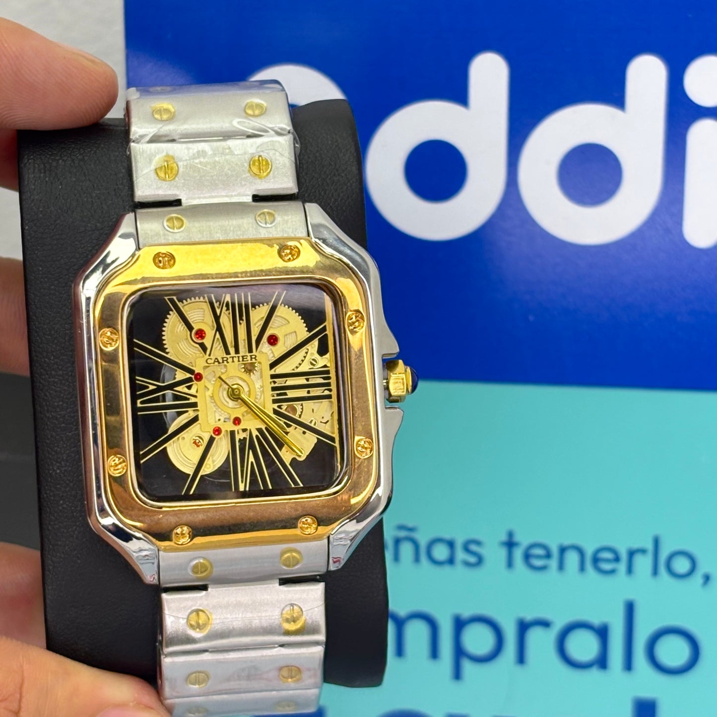 CARTIER SKELETON SANTOS PARA HOMBRE REF-PBD