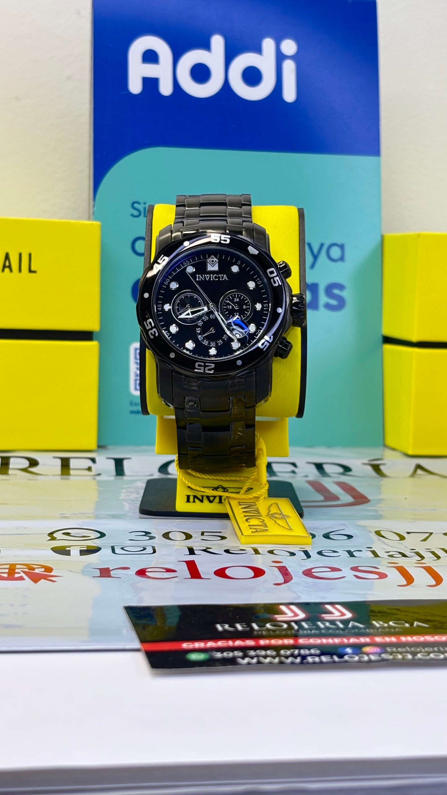 INVICTA PRO DIVER ORIGINAL PARA HOMBRE REF- 0076 -NEGRO