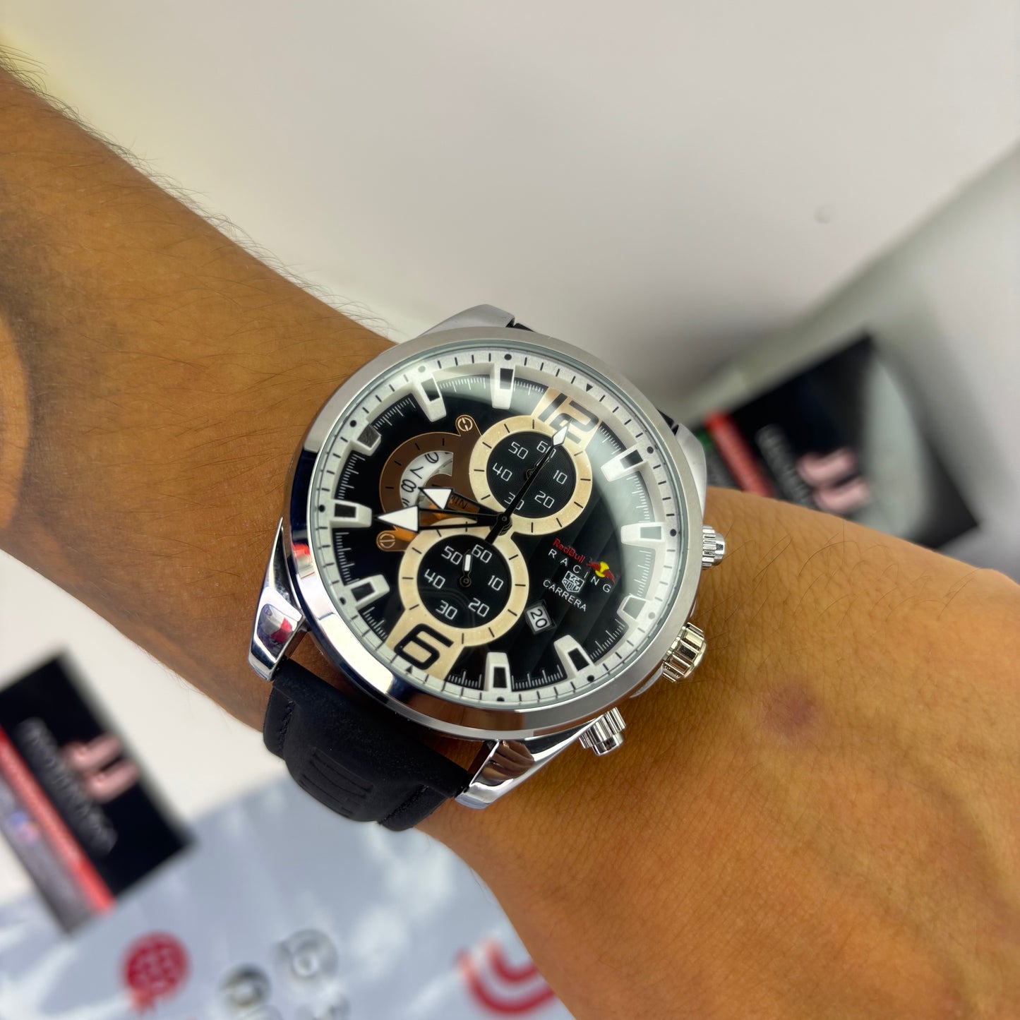 TAG HEUER CR7 FUNCIONAL EN CUERO PARA HOMBRE REF-NGB