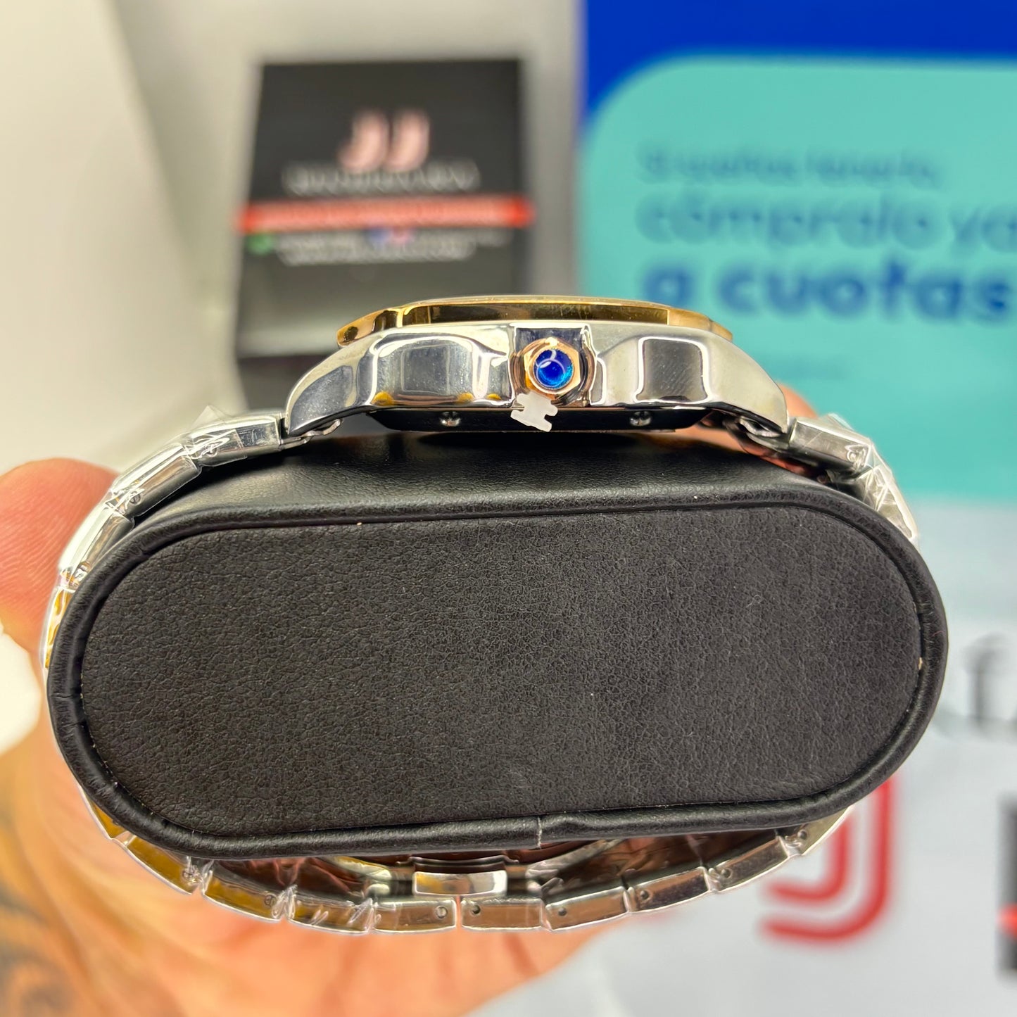 CARTIER SKELETON SANTOS PARA HOMBRE REF-POR