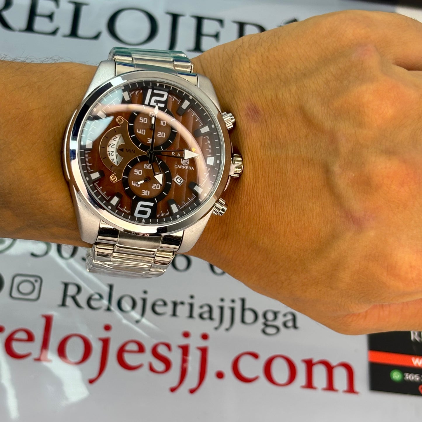 TAG HEUER CR7 FUNCIONAL EN ACERO PARA HOMBRE REF-PC