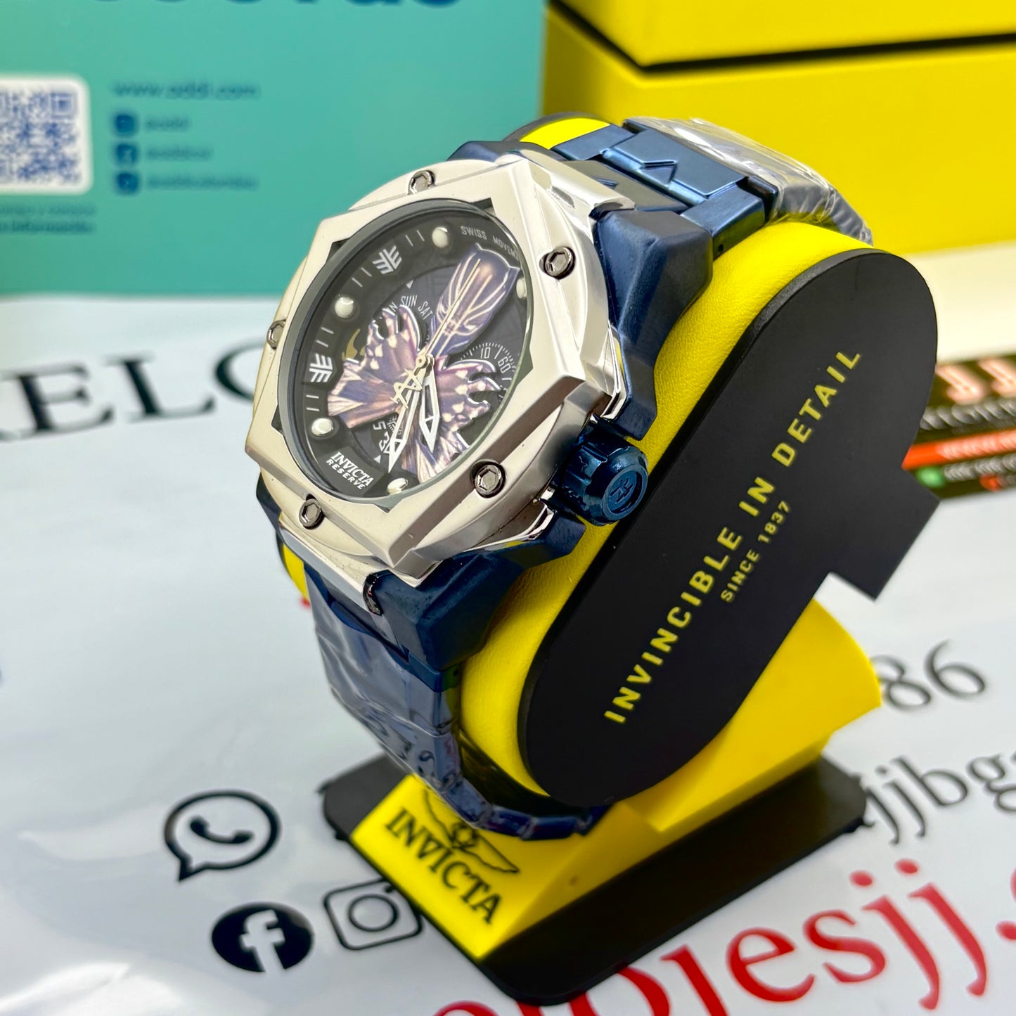 INVICTA PARA HOMBRE PANTERA NEGRA REF-AP