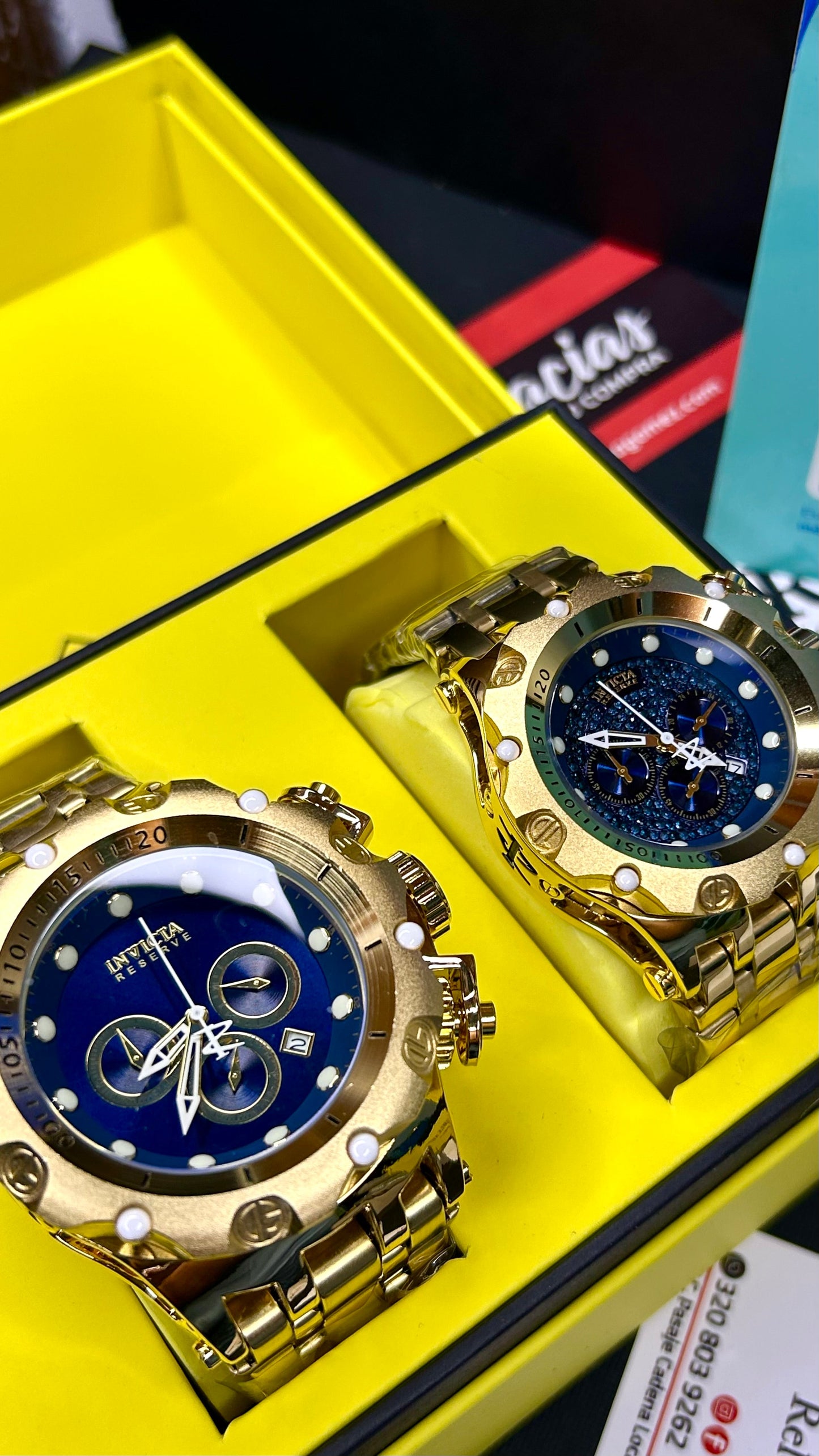 PAREJA DE INVICTA VENOM FUNCIONAL REF-DA