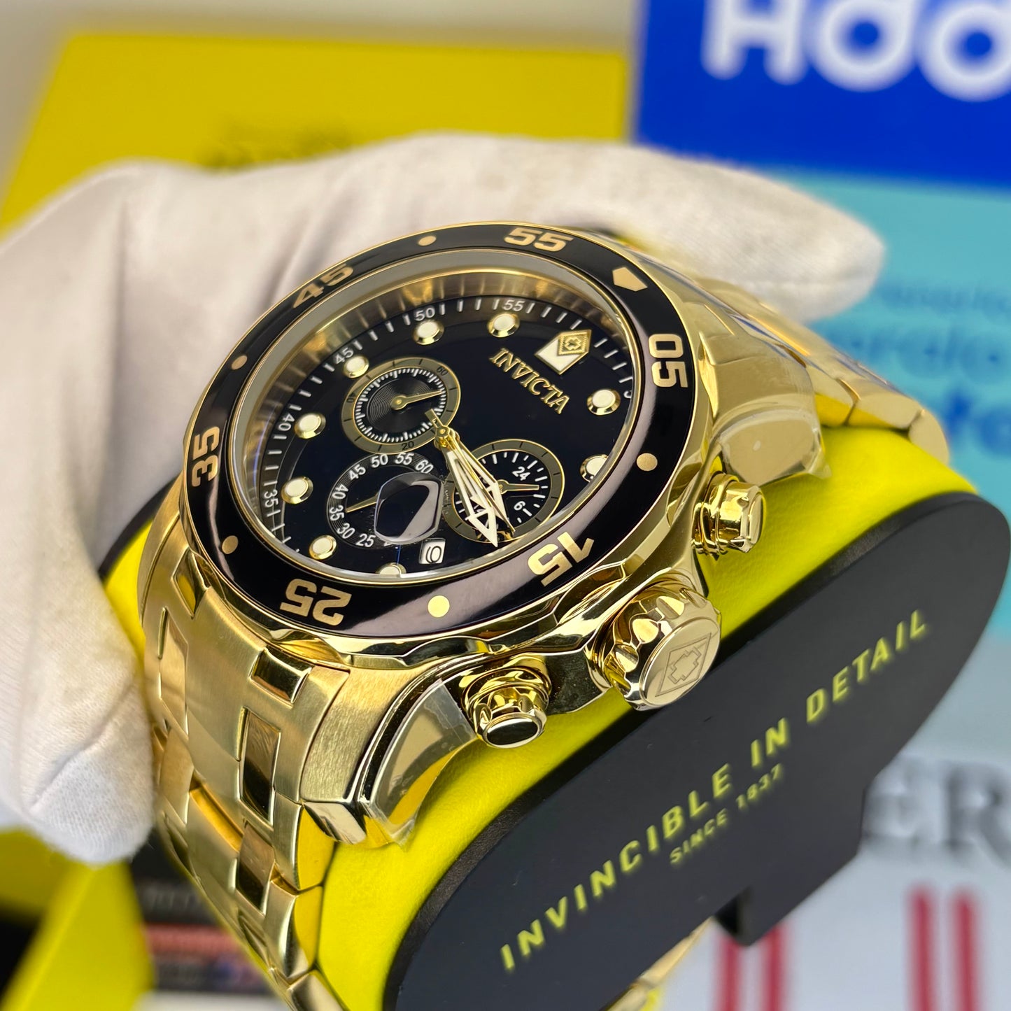 INVICTA PRO DIVER ORIGINAL PARA HOMBRE REF- 0072 - ORO