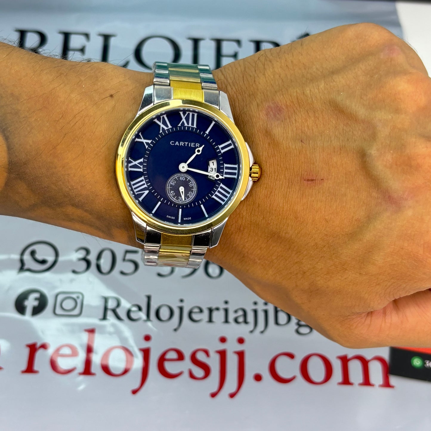 CARTIER ROMANO PARA HOMBRE REF-BA