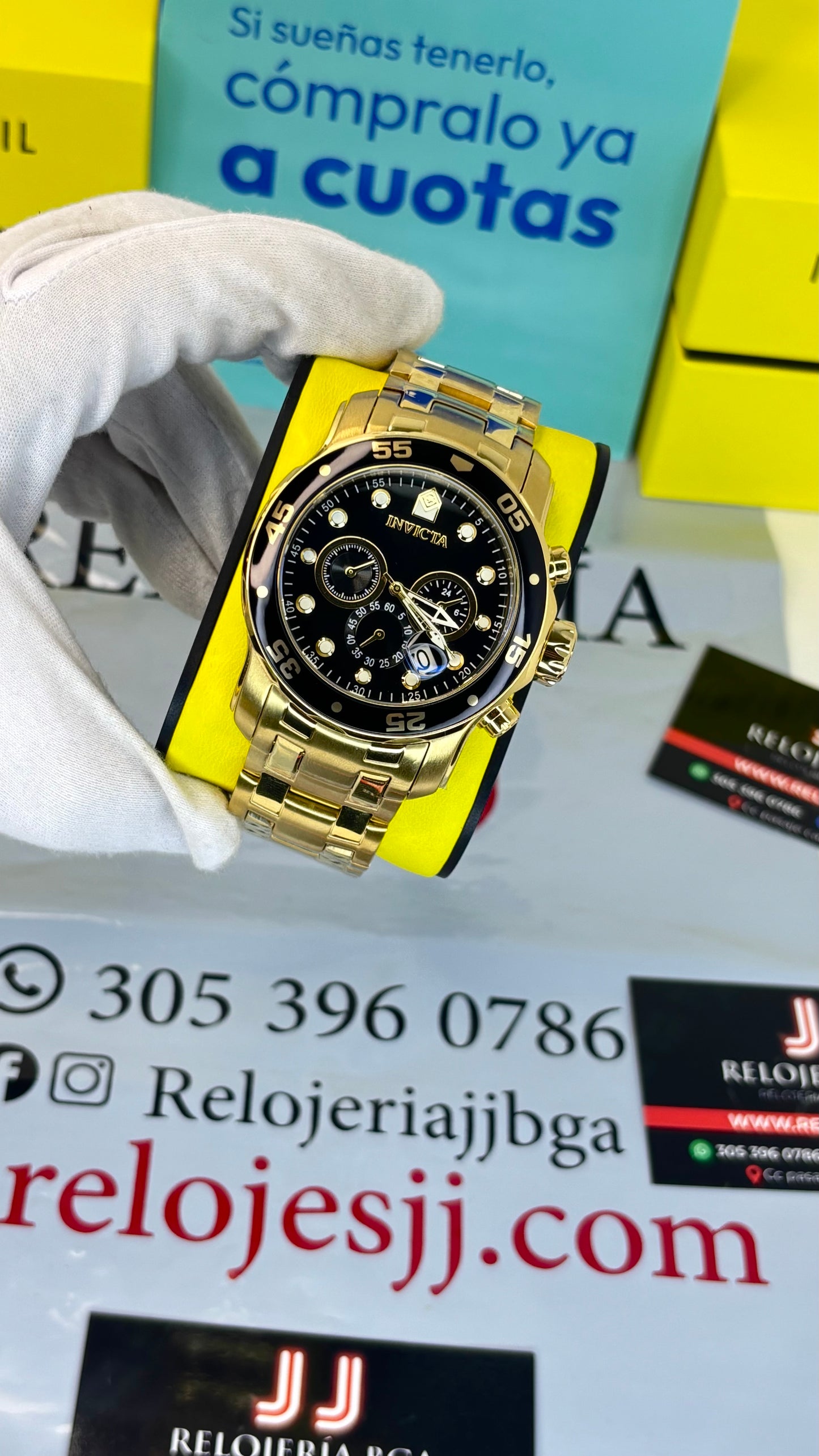 INVICTA PRO DIVER ORIGINAL PARA HOMBRE REF- 0072 - ORO