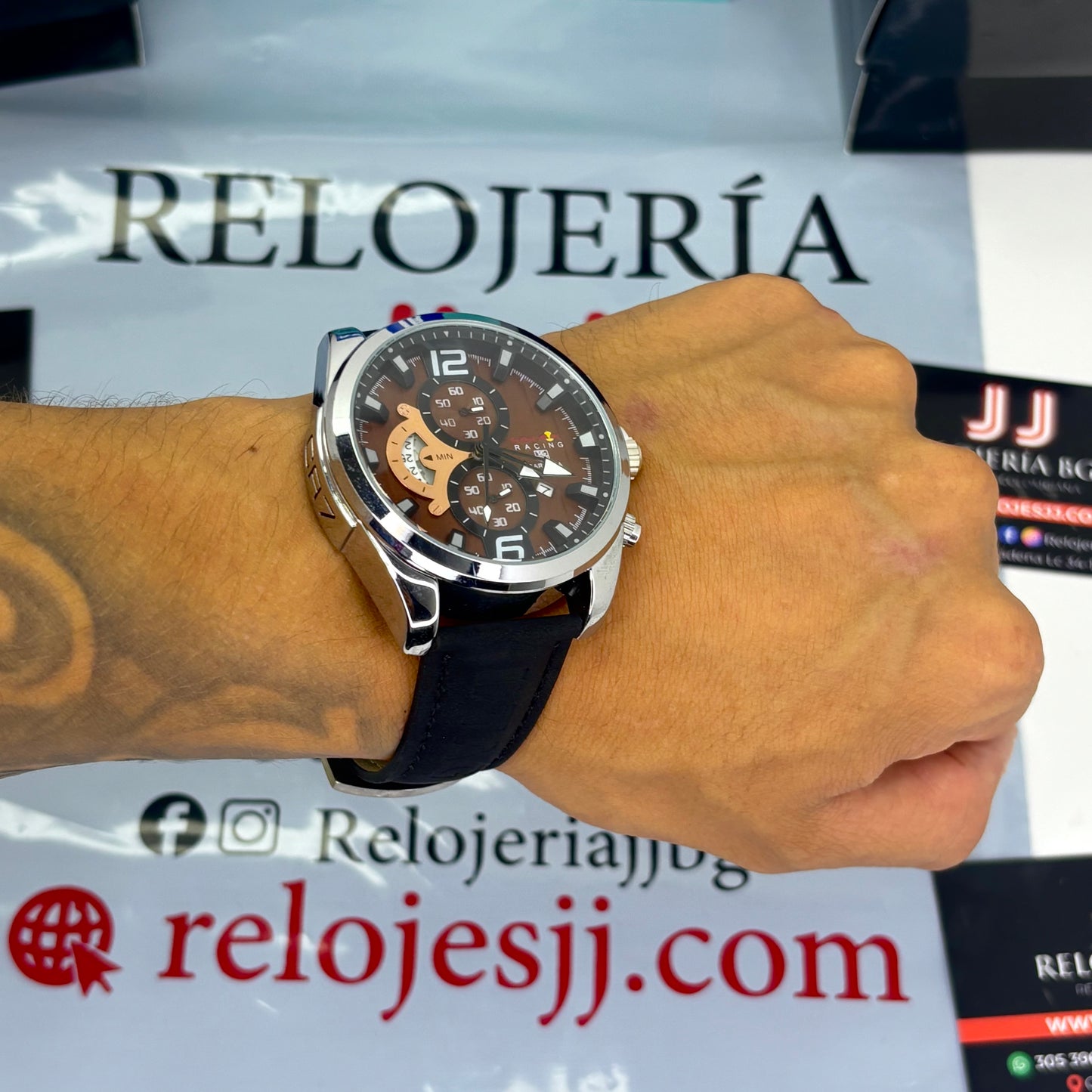 TAG HEUER CR7 FUNCIONAL EN CUERO PARA HOMBRE REF- NPC