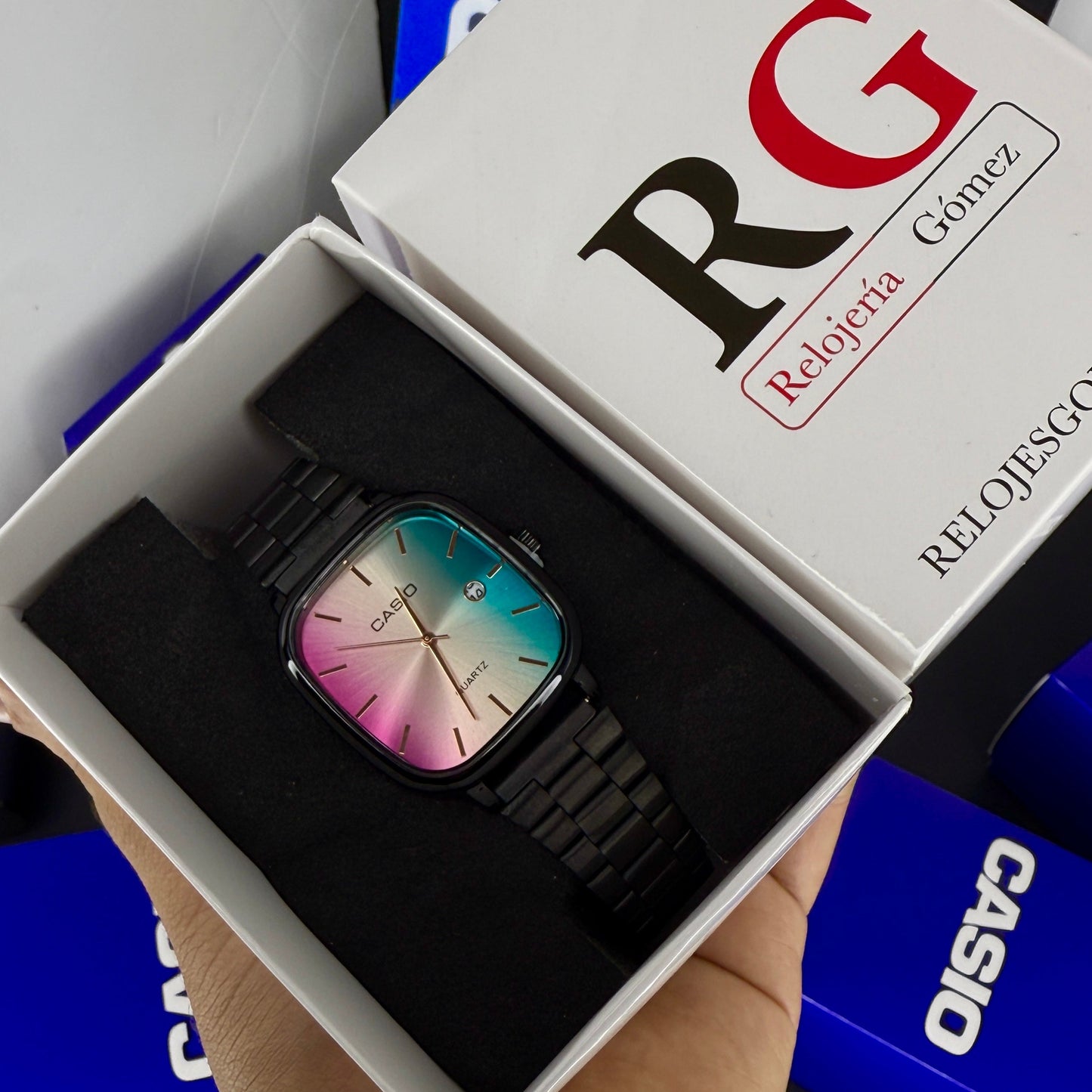 CASIO UNISEX RETRO TORNASOL ANALOGO-NEGRO