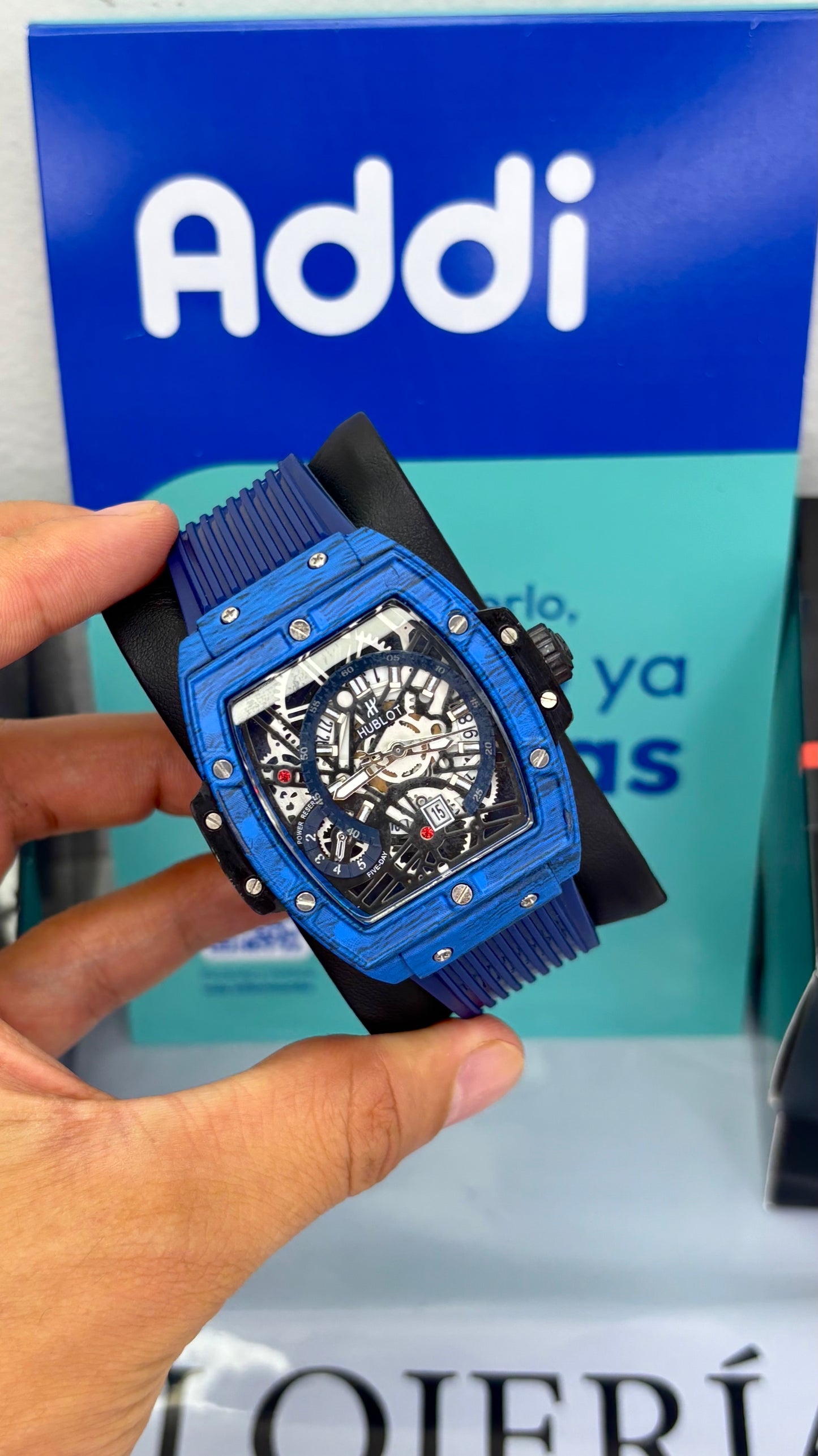 HUBLOT ESQUELETO PARA HOMBRE REF-AZDB