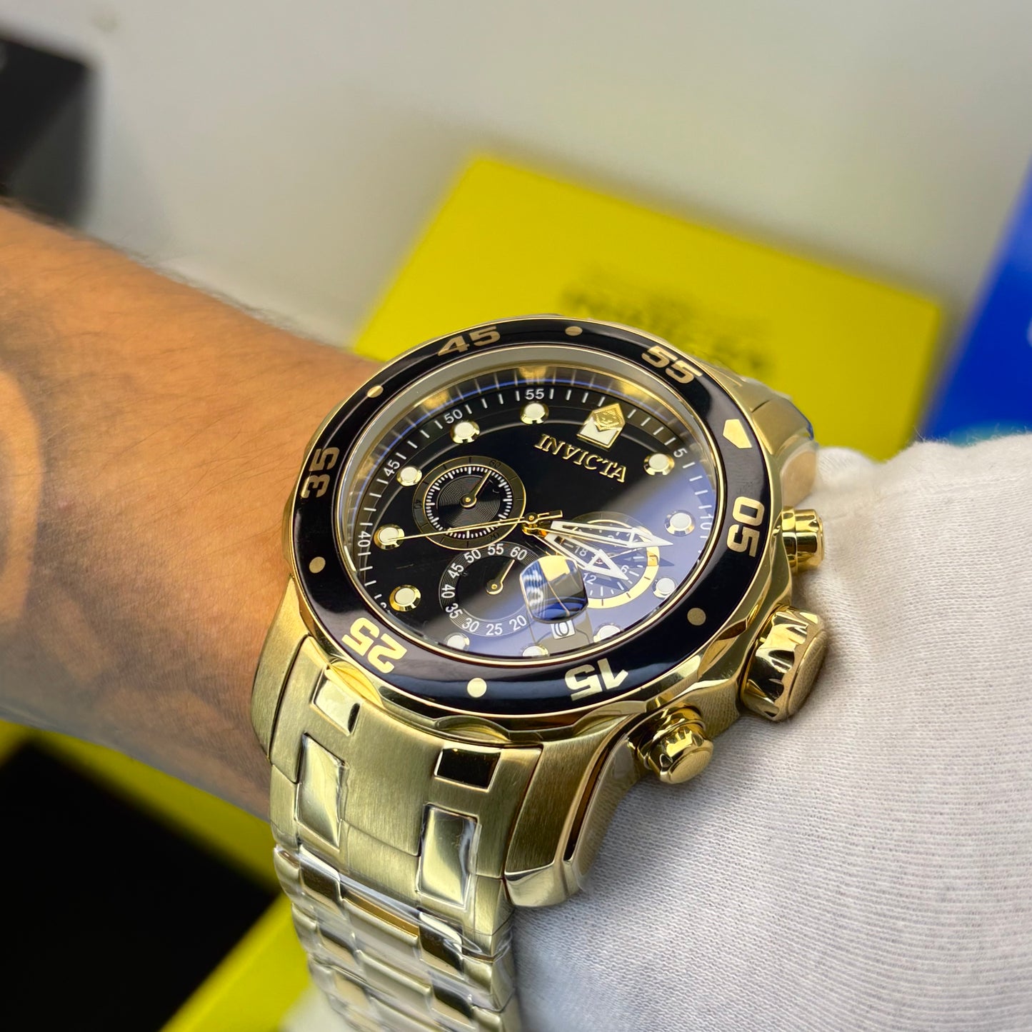 INVICTA PRO DIVER ORIGINAL PARA HOMBRE REF- 0072 - ORO