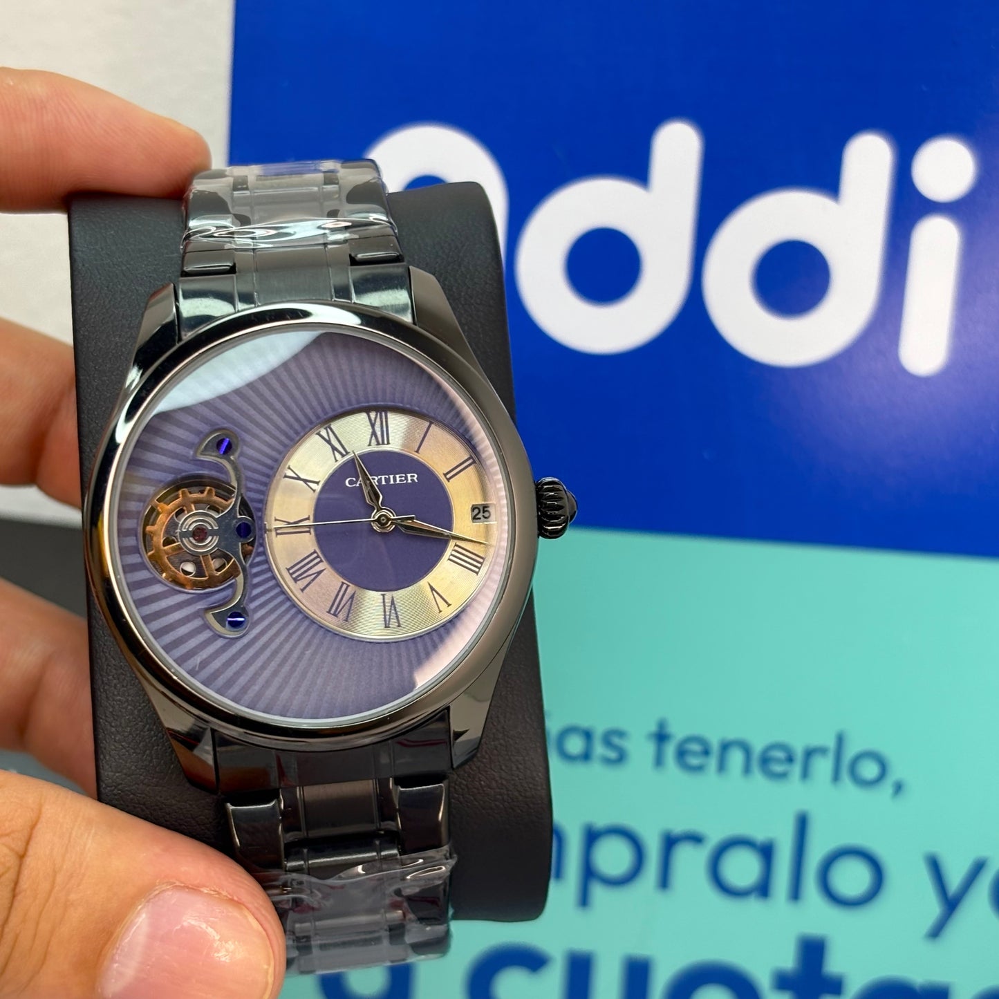 CARTIER ROMANO DOBLE MAQUINA PARA HOMBRE REF-NAZDF