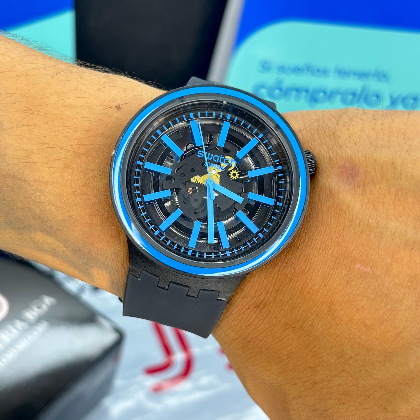 SWATCH SB0 NEGRO PARA HOMBRE REF-NZ