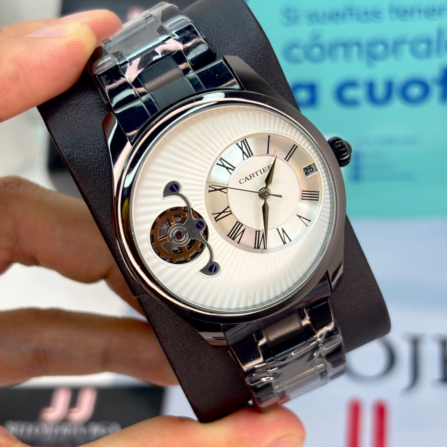 CARTIER ROMANO DOBLE MAQUINA PARA HOMBRE REF-NB