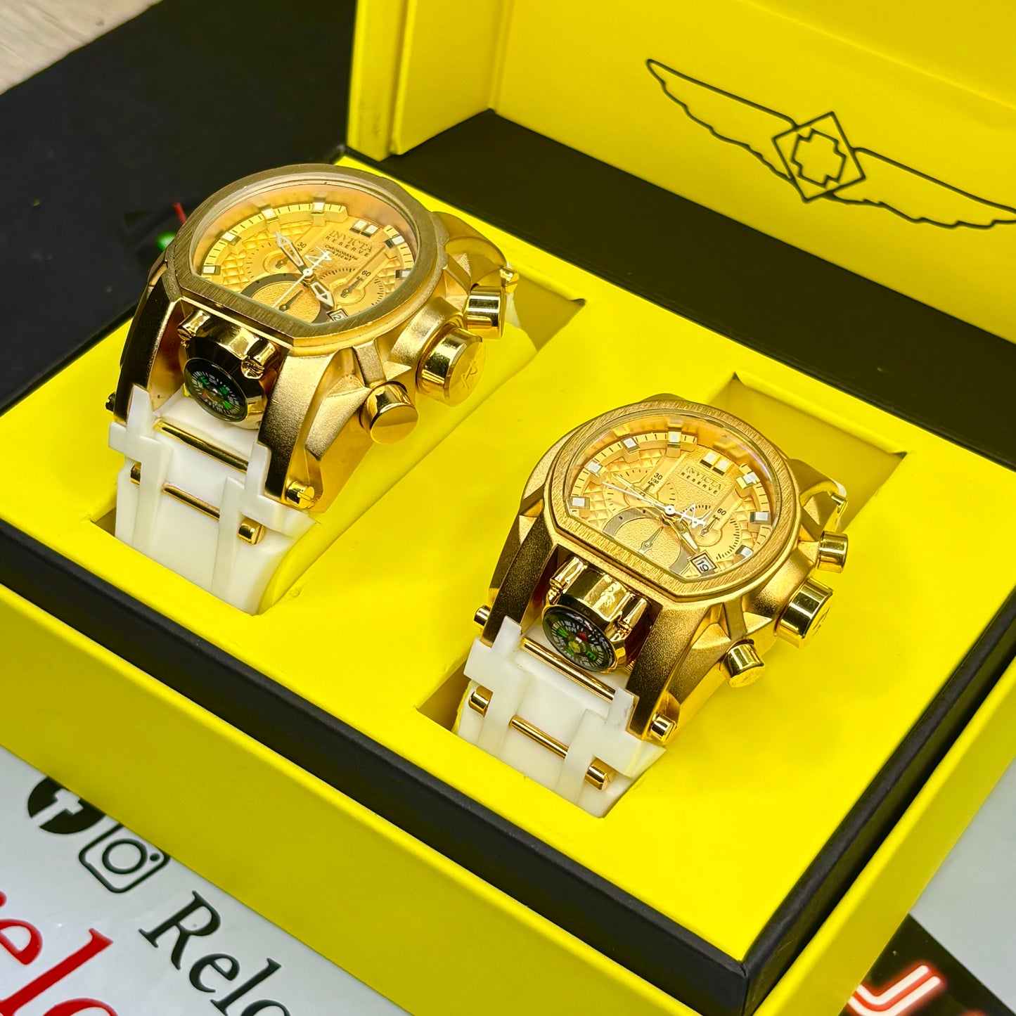 PAREJA INVICTA BOLT ZEUS GOMA HOMBRE Y DAMA REF-BD