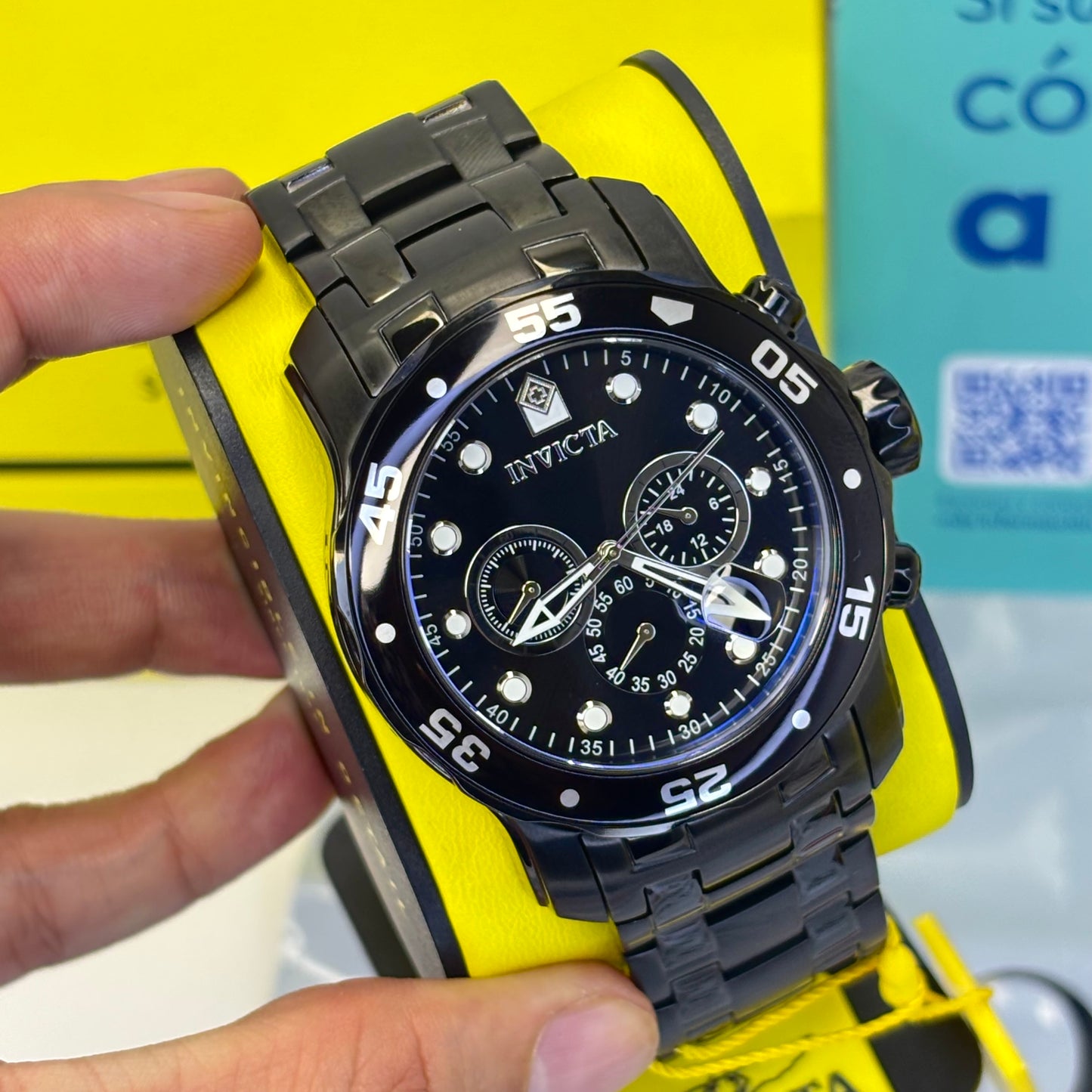 INVICTA PRO DIVER ORIGINAL PARA HOMBRE REF- 0076 -NEGRO