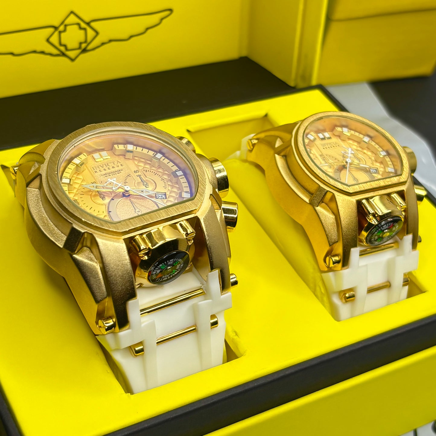 PAREJA INVICTA BOLT ZEUS GOMA HOMBRE Y DAMA REF-BD