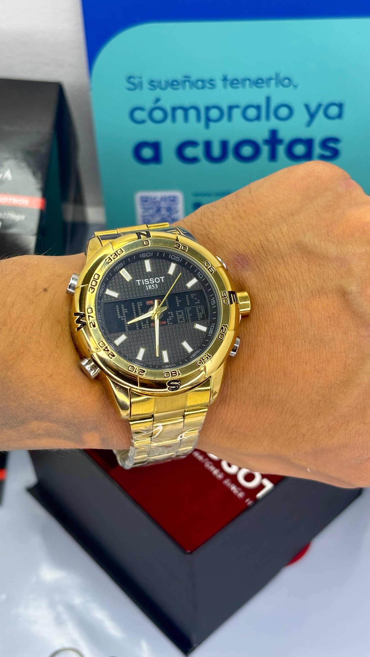 TISSOT PARA HOMBRE DOBLE HORA REF-DN