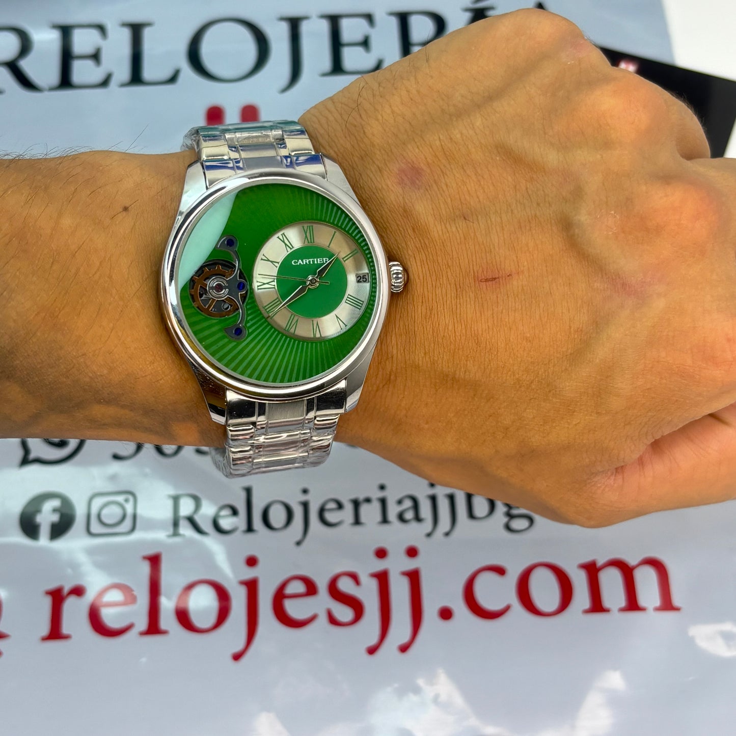 CARTIER ROMANO DOBLE MAQUINA PARA HOMBRE REF-PLAV