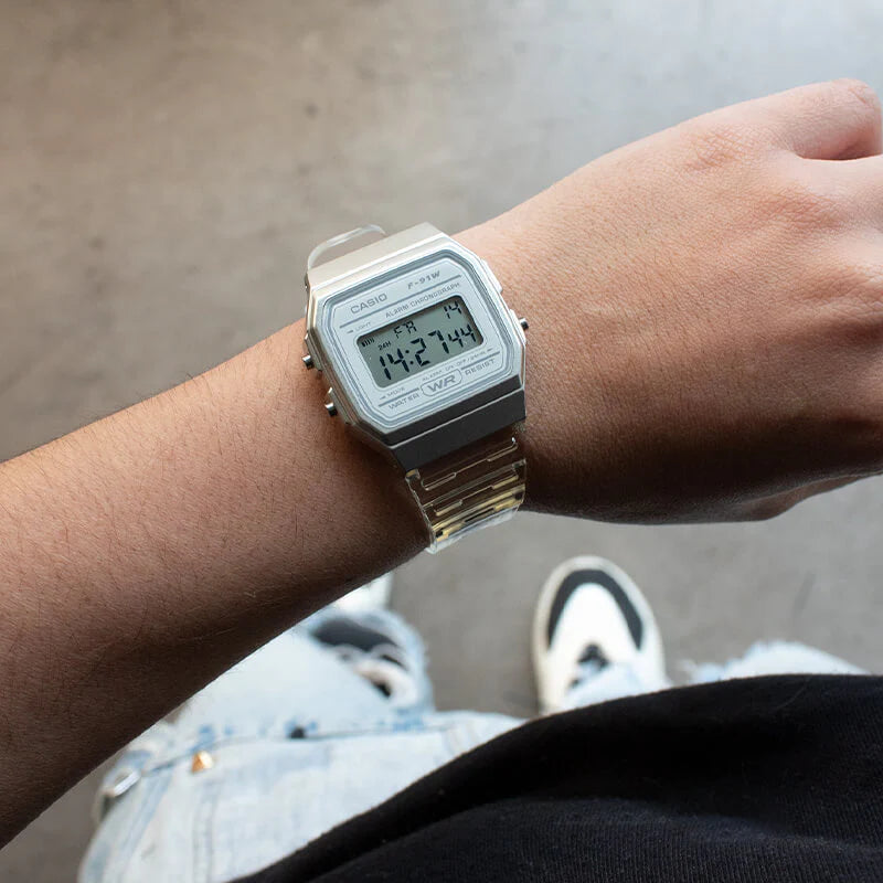 CASIO ORIGINAL UNISEX HOMBRE Y DAMA F-91WS-7DF