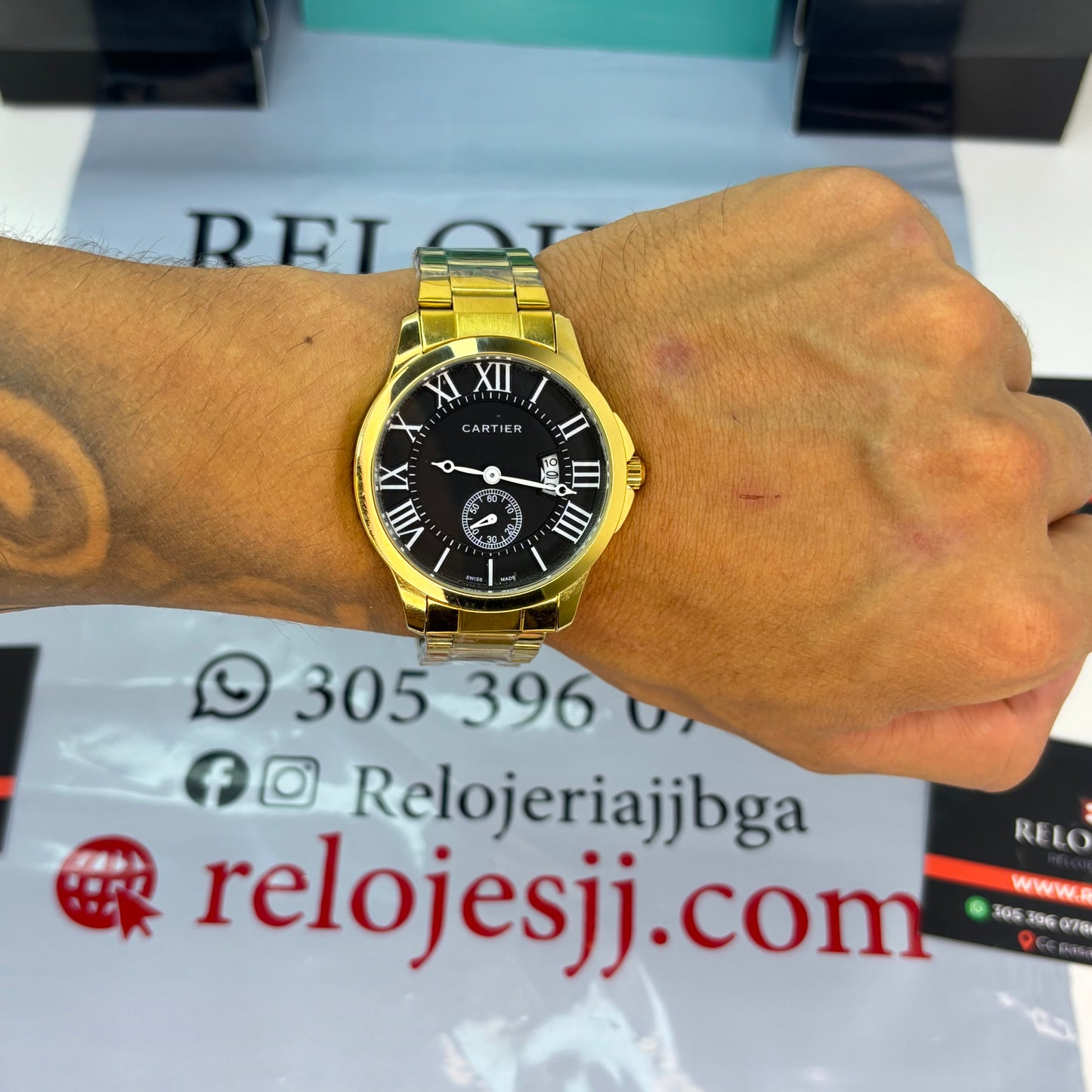 CARTIER ROMANO PARA HOMBRE REF-DN