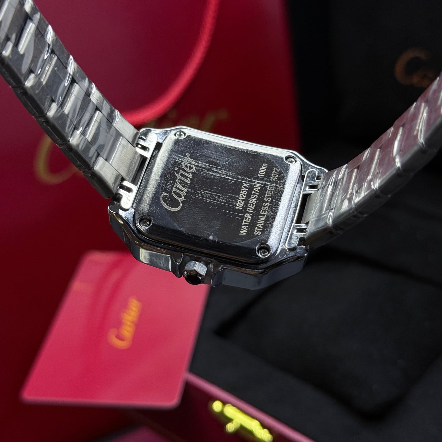 CARTIER SANTOS CUBANO PARA DAMA REF PA