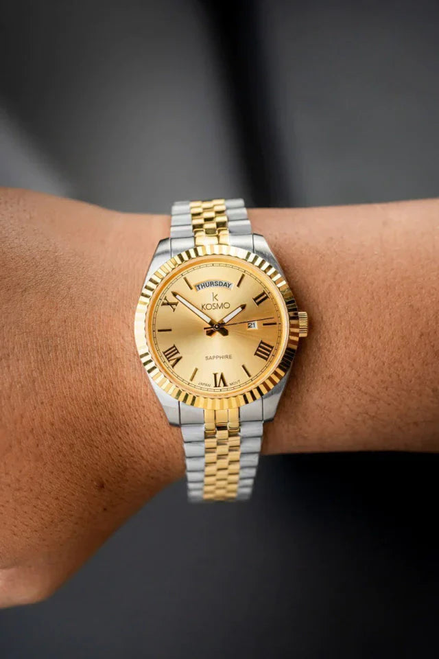 Reloj Kosmo 583s-7 – Bicolor Acero y Oro