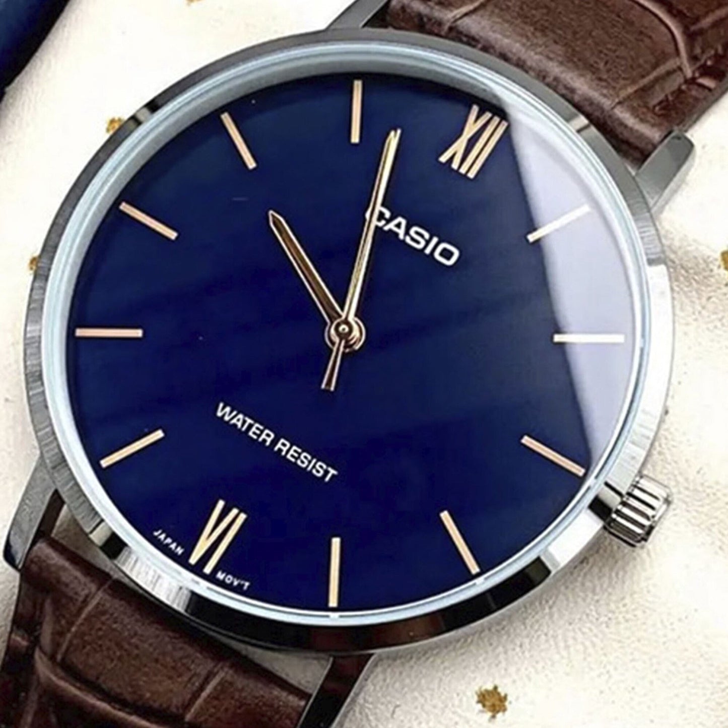 CASIO ORIGINAL PARA HOMBRE REF-MTP-VT01L-2B