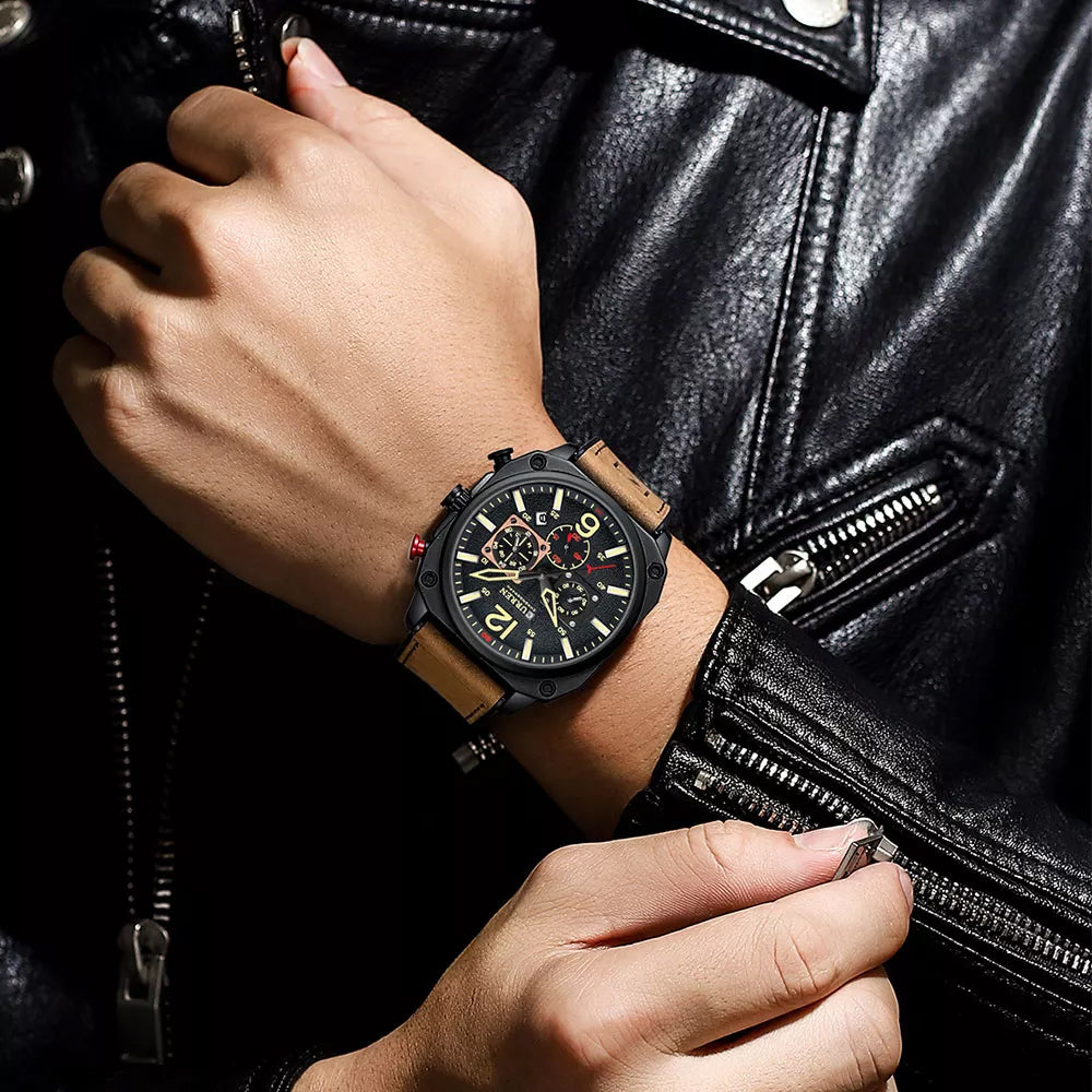 RELOJES PULSO EN CUERO