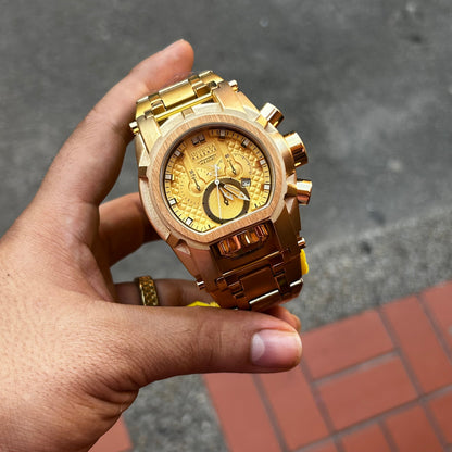 INVICTA BOLT ACERO PARA DAMA FONDO DORADO  REF-DD