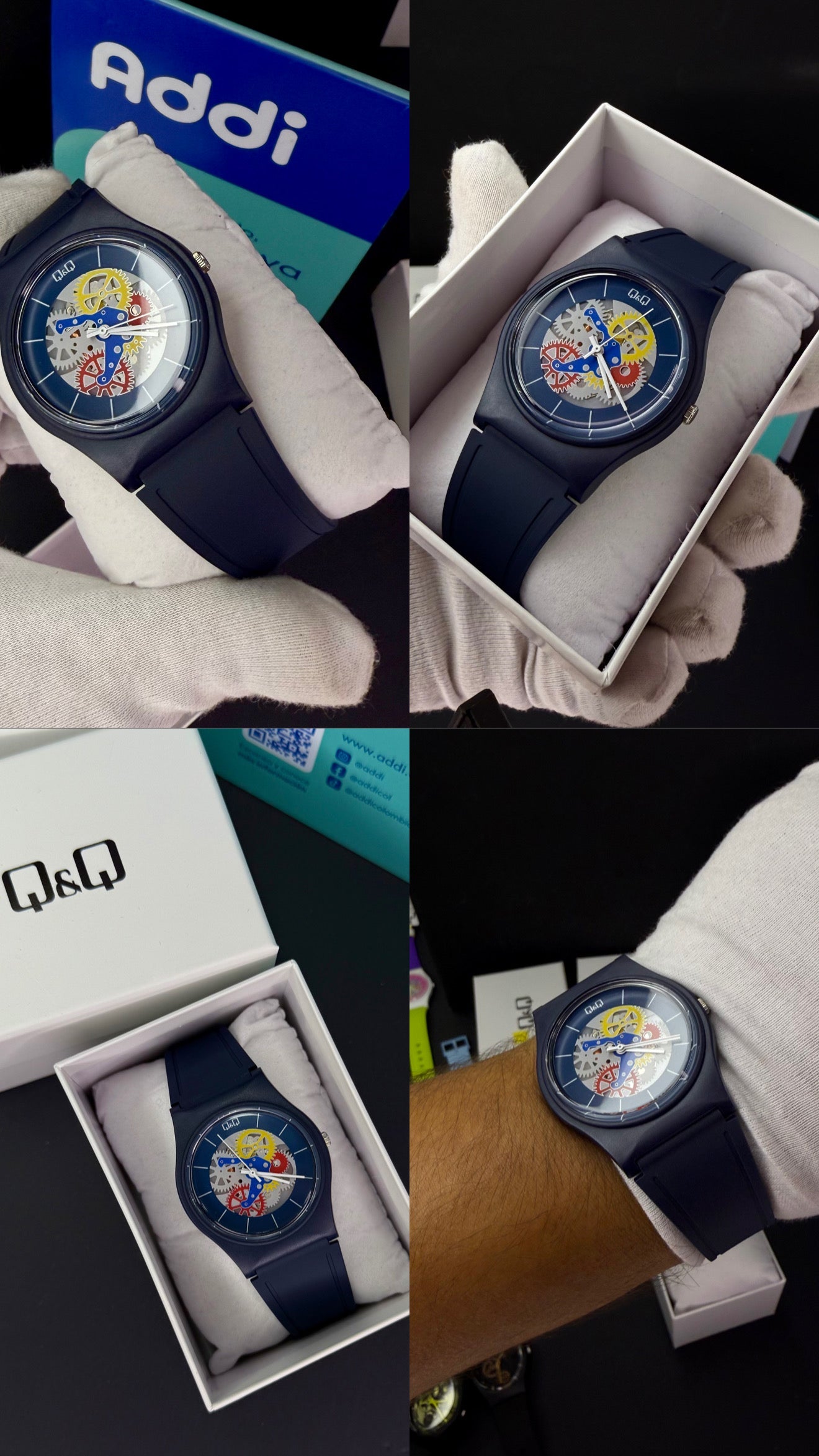 QyQ SUMERGIBLE TIPO SWATCH UNISEX ORIGINAL REF-V41A-501VY