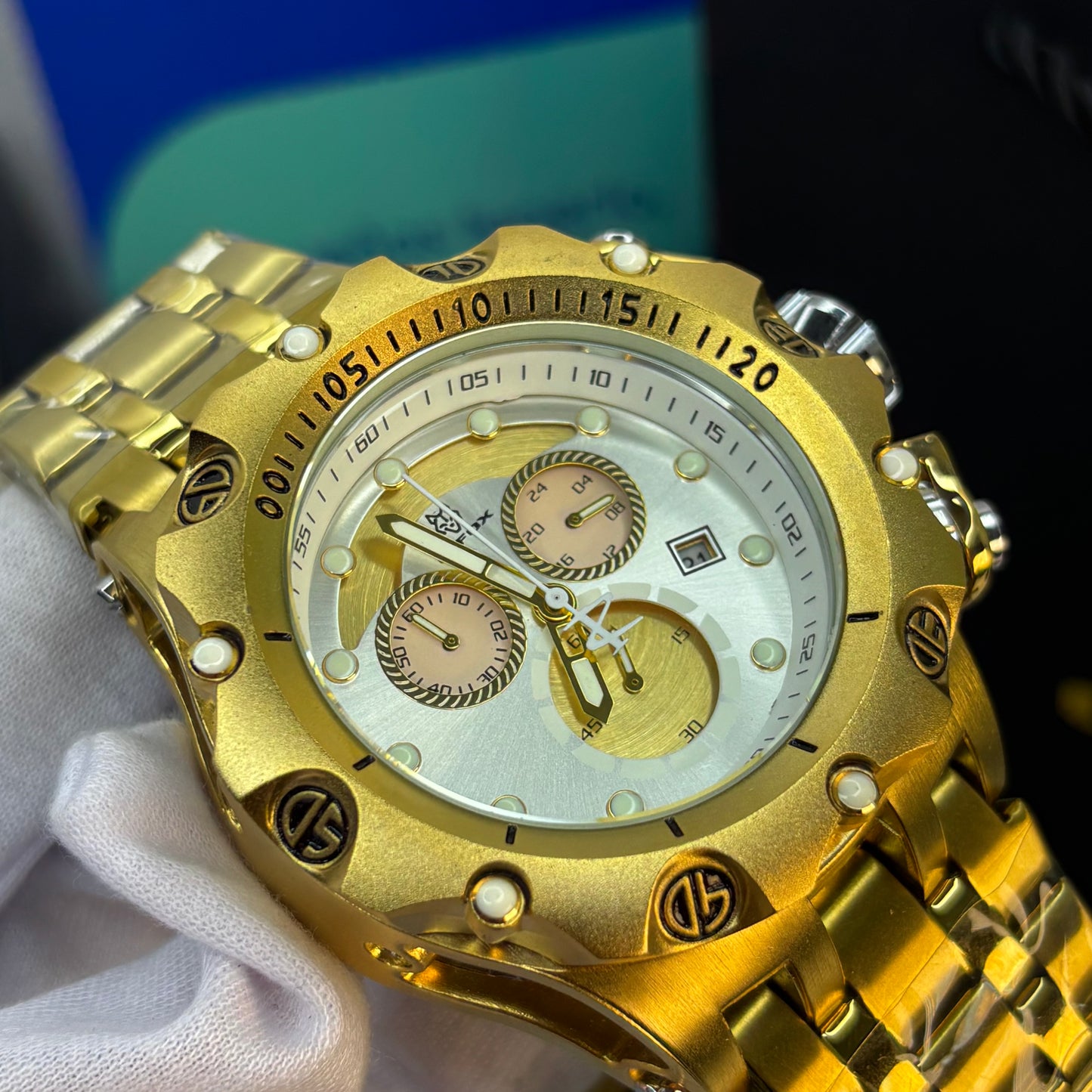 G FOX ORIGINAL FUNCIONAL  POR INVICTA SUMERGIBLE   PARA HOMBRE  REF- DB