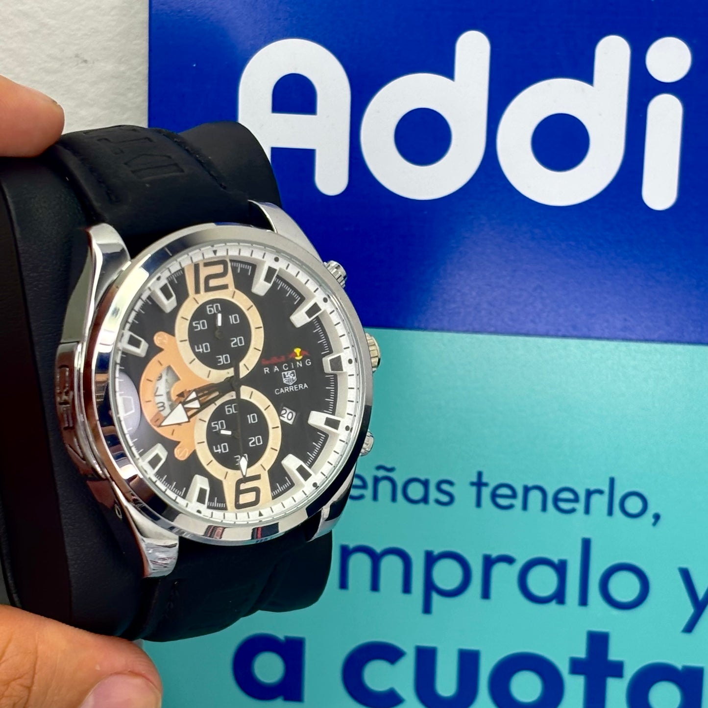 TAG HEUER CR7 FUNCIONAL  EN CUERO PARA HOMBRE REF-NGB