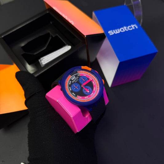 SWATCH ORIGINAL LUXURY BIG BOLD NEON PARA HOMBRE REF SB06N102