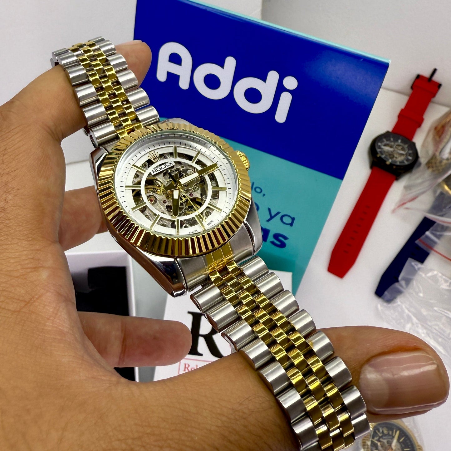 RLX AUTOMATICO CORAZON ABIERTO PRESIDET PARA HOMBRE REF-BB