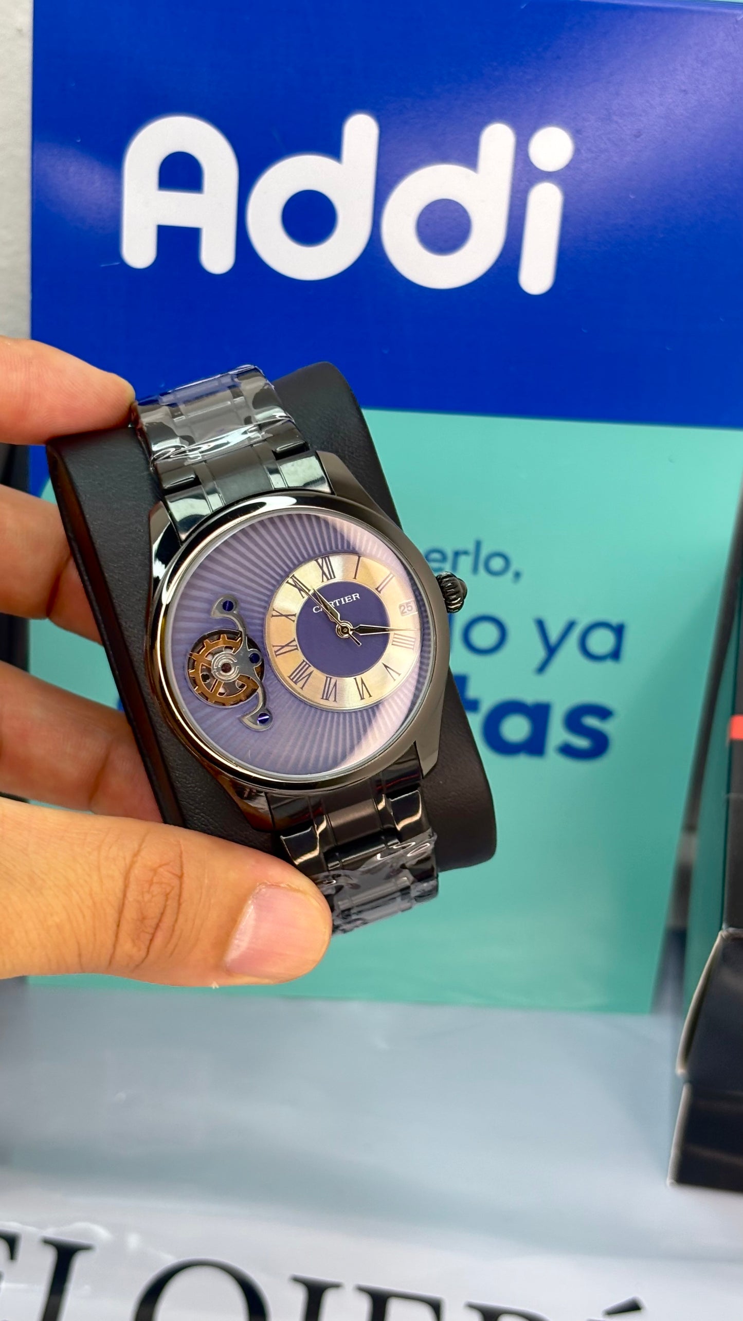 CARTIER ROMANO DOBLE MAQUINA PARA HOMBRE REF-NAZDF