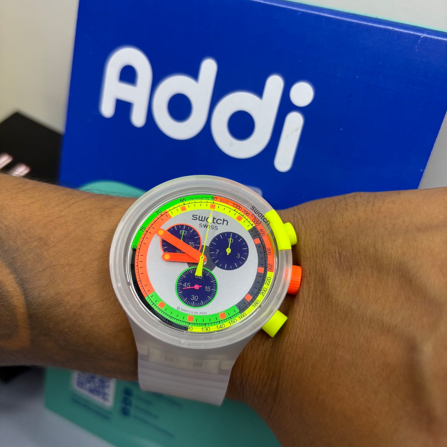 SWATCH ORIGINAL NEON JELLY ALTA GAMA UNISEX REF SCK104