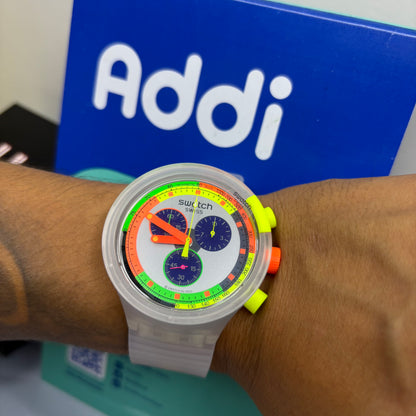 SWATCH ORIGINAL NEON JELLY ALTA GAMA UNISEX REF SCK104