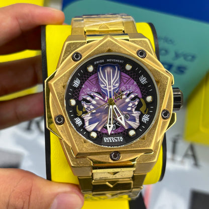 INVICTA PARA HOMBRE PANTERA NEGRA REF-DDML