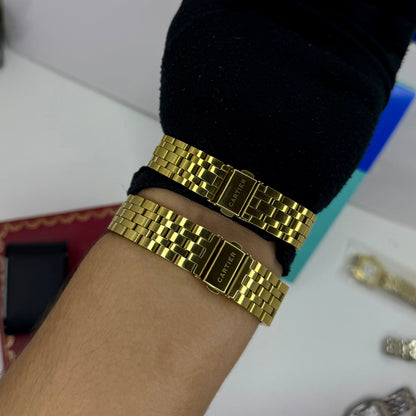 PAREJA DE CARTIER DO SANTOS TRIZADO PARA DAMA REF-DN