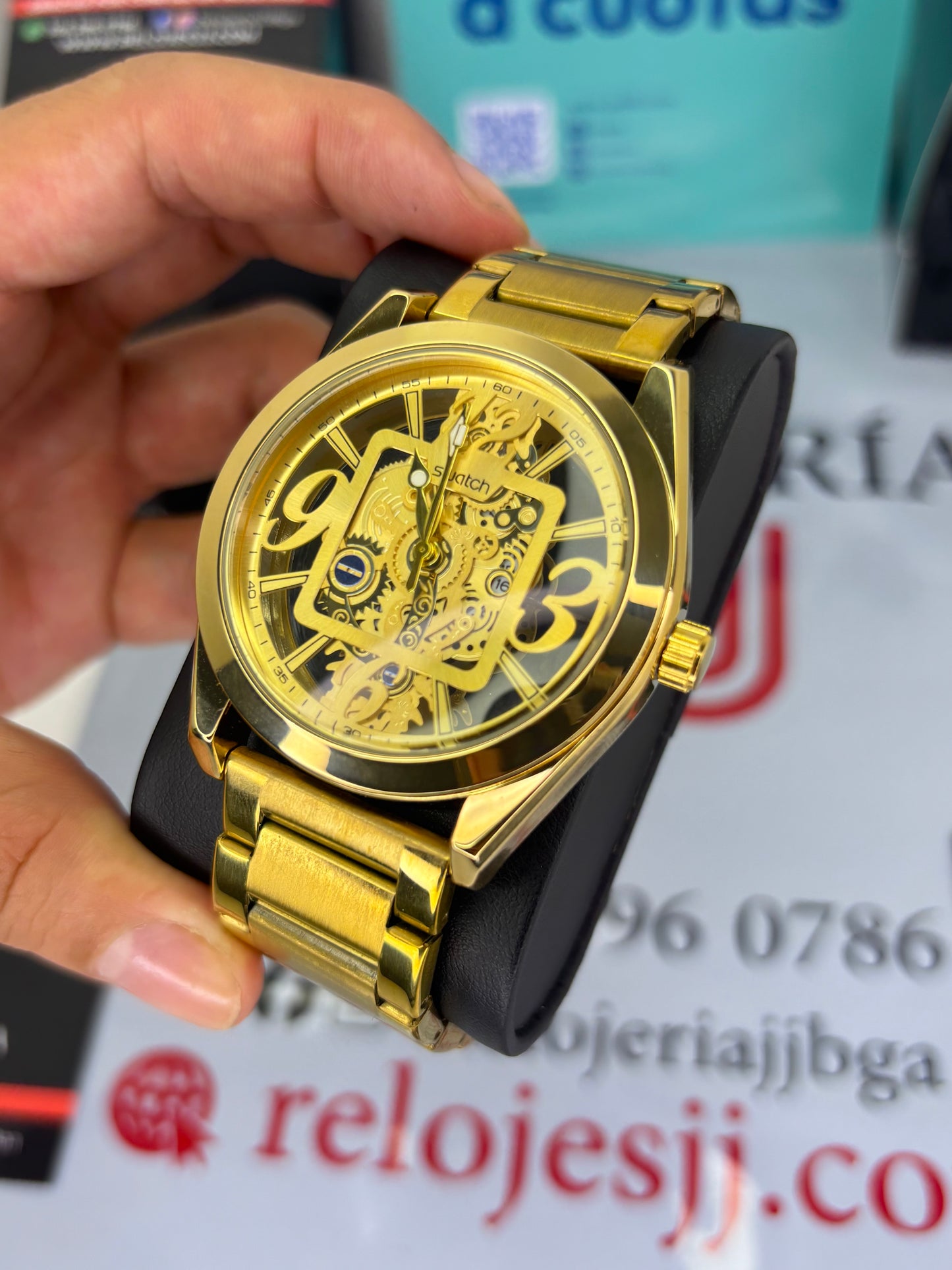 SWATCH TRASPARENTE PARA HOMBRE REF 301-D
