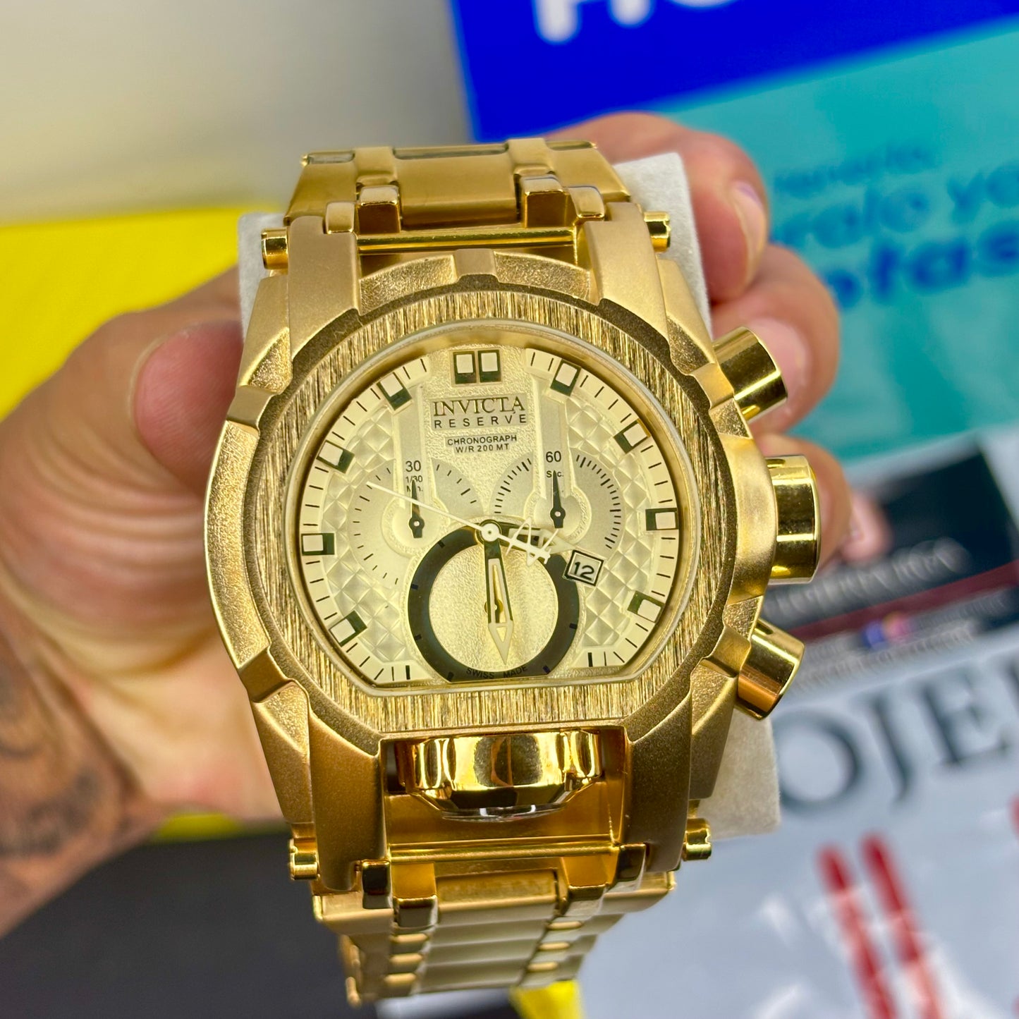 INVICTA BOLT ZEUS  ACERO PARA HOMBRE REF-DB