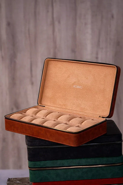 Relojera de 12 Puestos – Exterior Elegante e Interior de Lujo