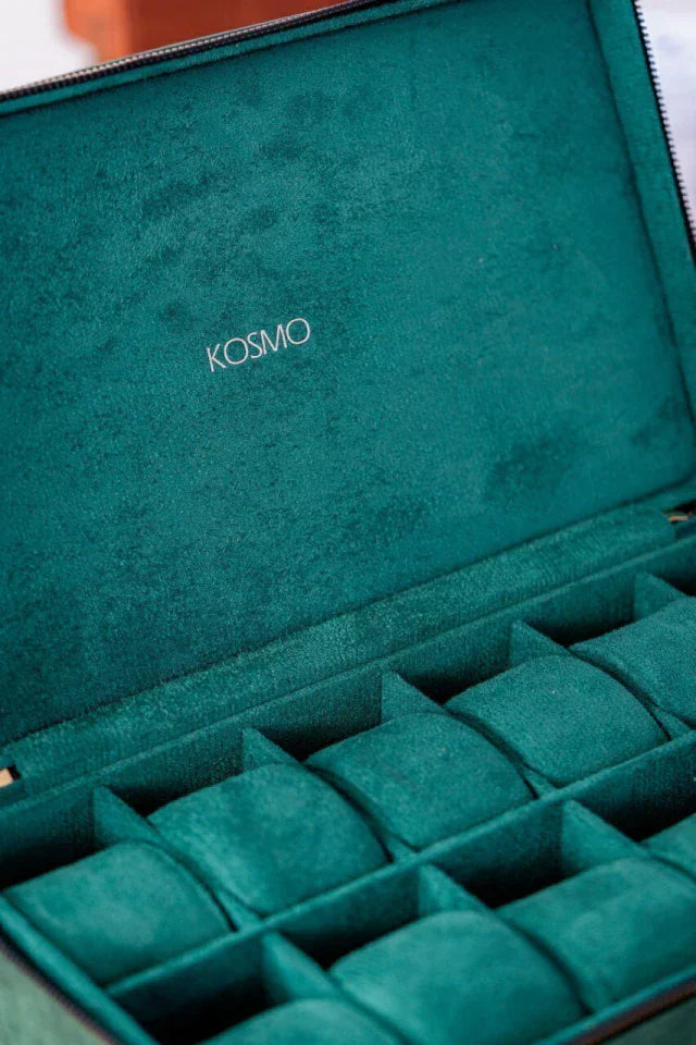 Relojera de 12 Puestos – Exterior Elegante e Interior de Lujo